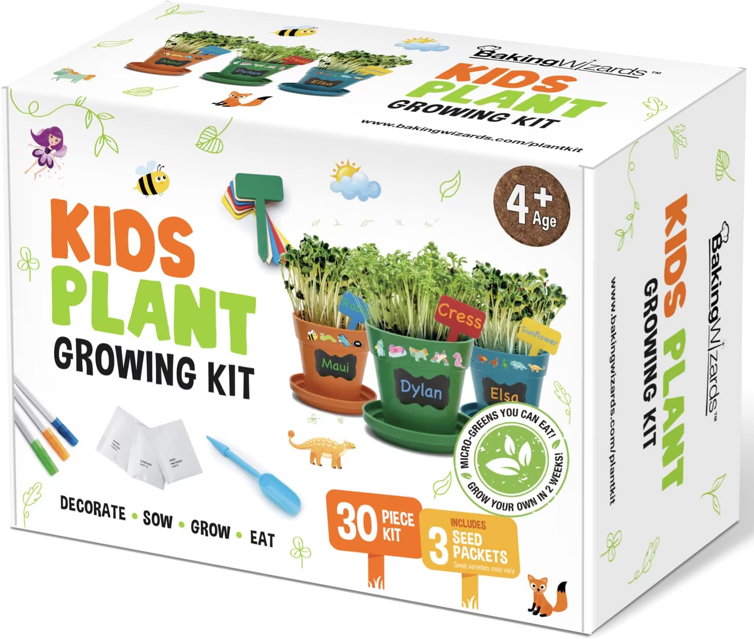 Kids Garden Plant Growing Set