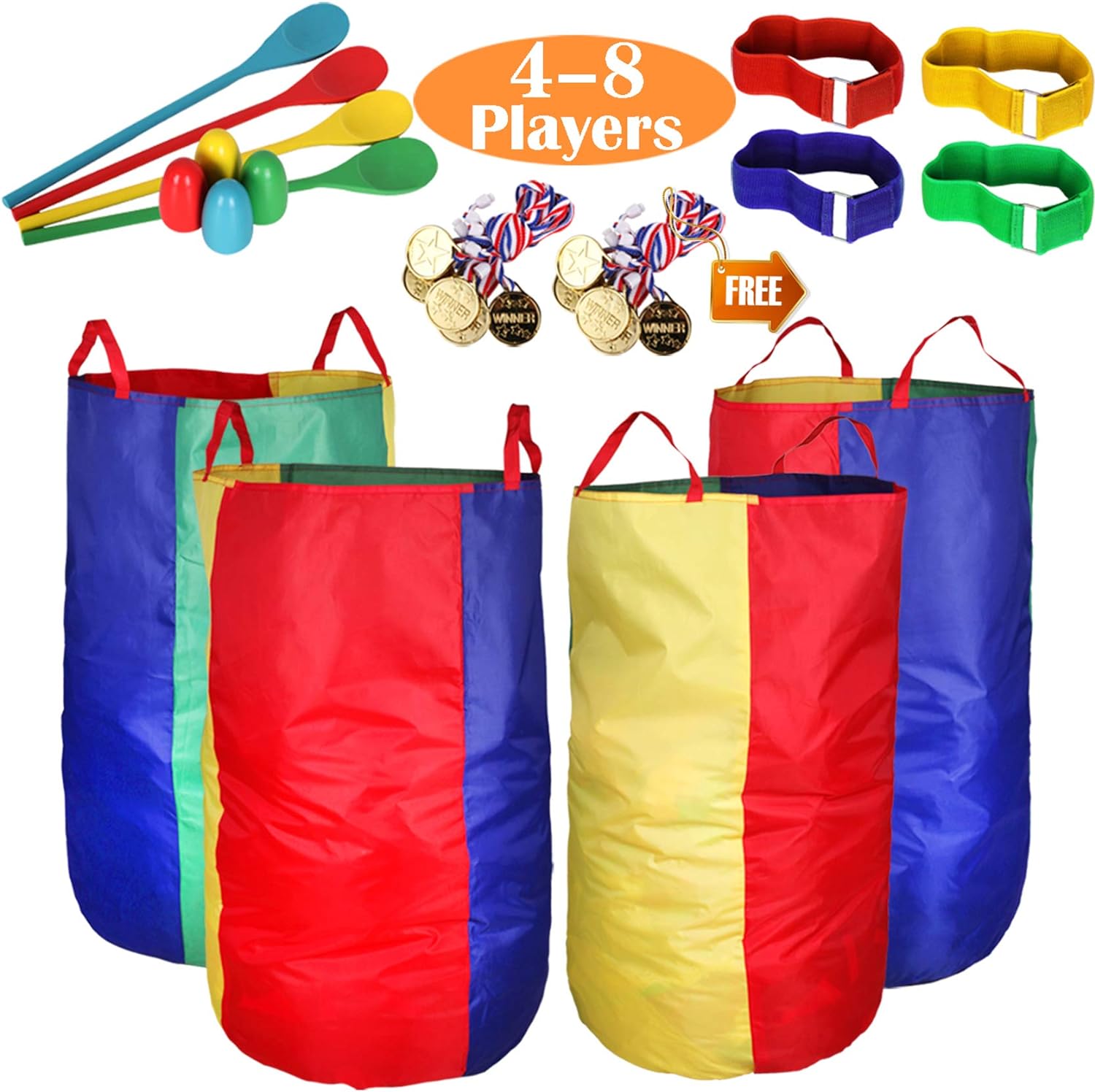 CWLAKON Sports Day Kit Outdoor Games for Kids Adults Family