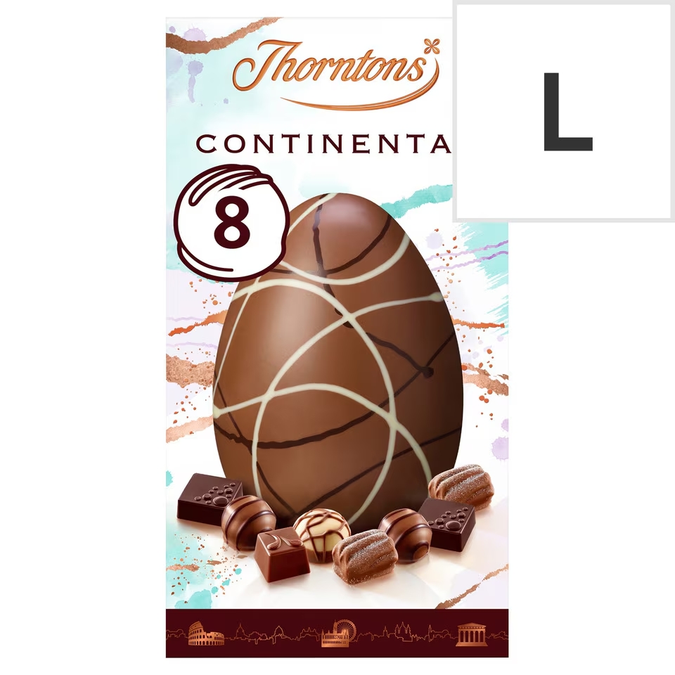 Thorntons Continental Milk Chocolate Easter Egg 257G