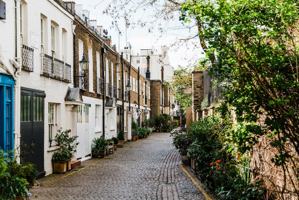 Row of Houses in UK
